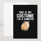 Costume A Hamster Cute Animals (Front/Back)