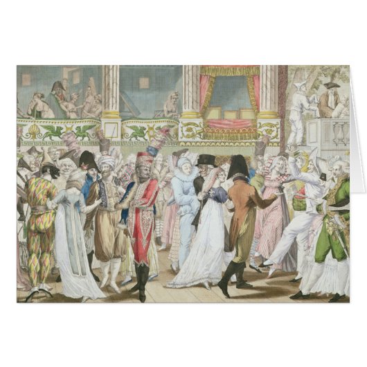 Costume Ball at the Opera, after 1800 (Front Horizontal)