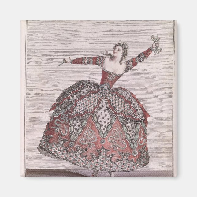 Costume design a Fury in 'Hippolyte et Aricie' Magnet (Front)