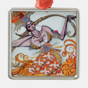Costume design for a pas de deux danced at the ope metal ornament