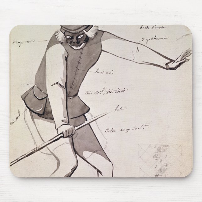 Costume design for an Acrobat Mouse Pad (Front)