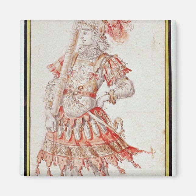 Costume design for Carousel, c.1662 Magnet (Front)