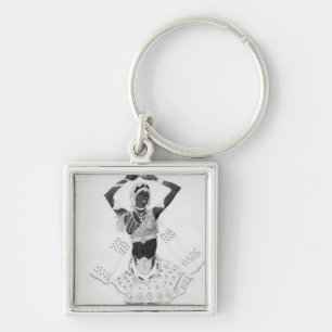 Costume design for 'Le Dieu Bleu', 1912 Keychain