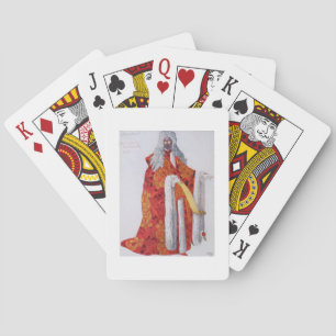 Costume design for Marshal Cantalabutte, from Slee Poker Cards