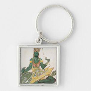 Costume design for Nijinsky as the 'Blue God' Keychain