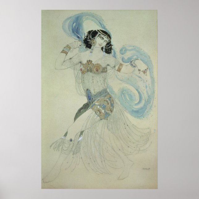 Costume design for Salome Poster (Front)