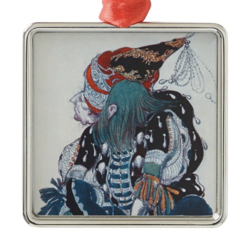 Costume design for the Pageboy of the wicked fairy Metal Ornament