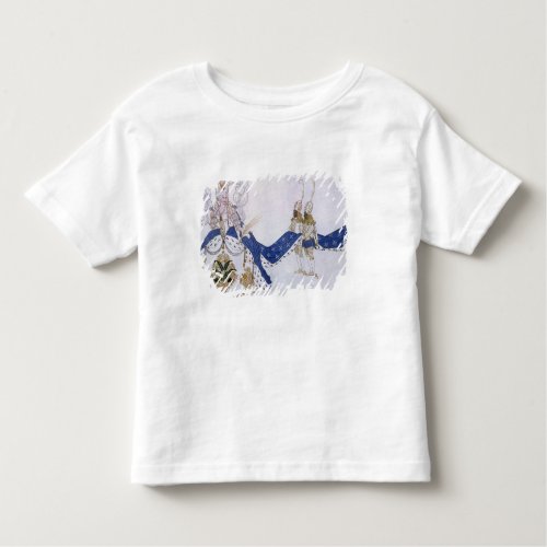 Costume design for The Queen and Her Pages from S Toddler T_shirt