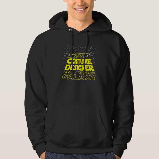 Costume Designer  Cool Galaxy Job Hoodie (Front)