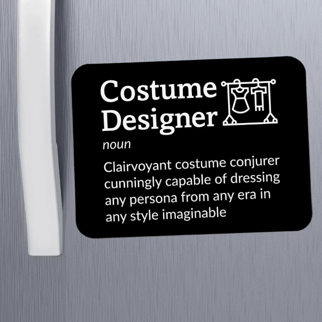 Costume Designer Definition - Film 3" x 4" Flex Magnet (Creator Uploaded)