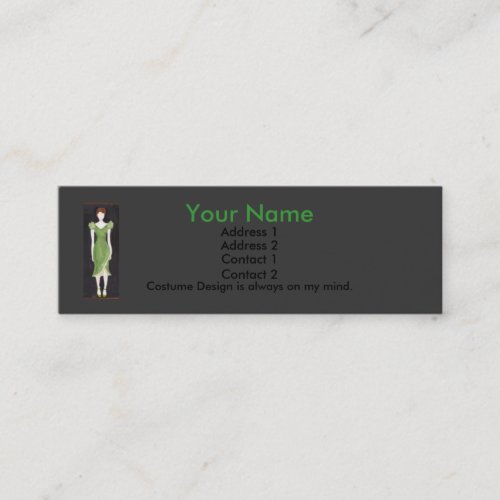 Costume Designer Business Card Templates