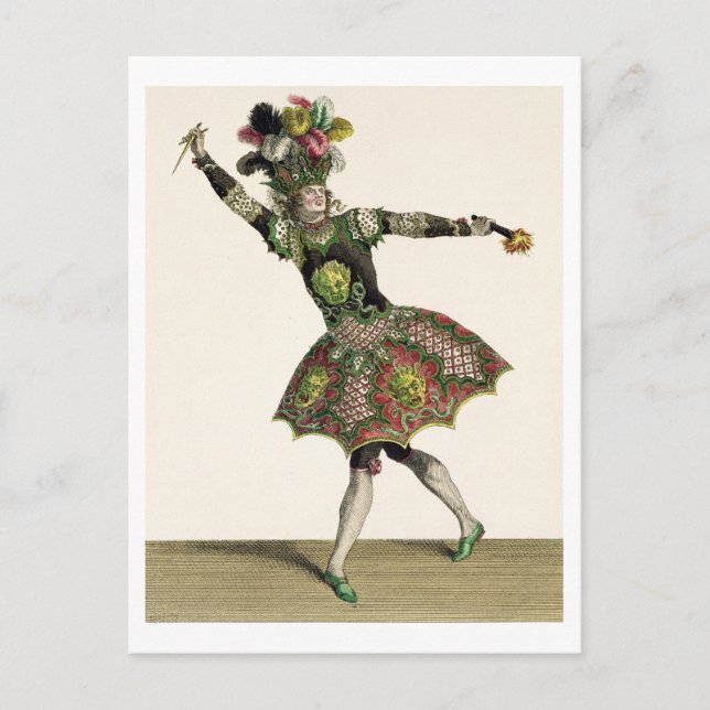 Costume for a demon in 'Armide', 'Psyche' and seve Postcard (Front)