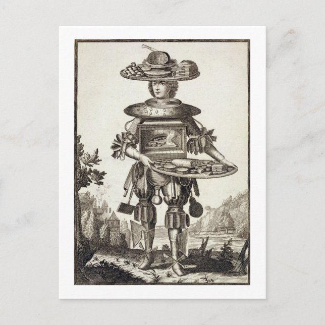 Costume for a Pastry Cook, pub. by Gerard Valck (1 Postcard (Front)