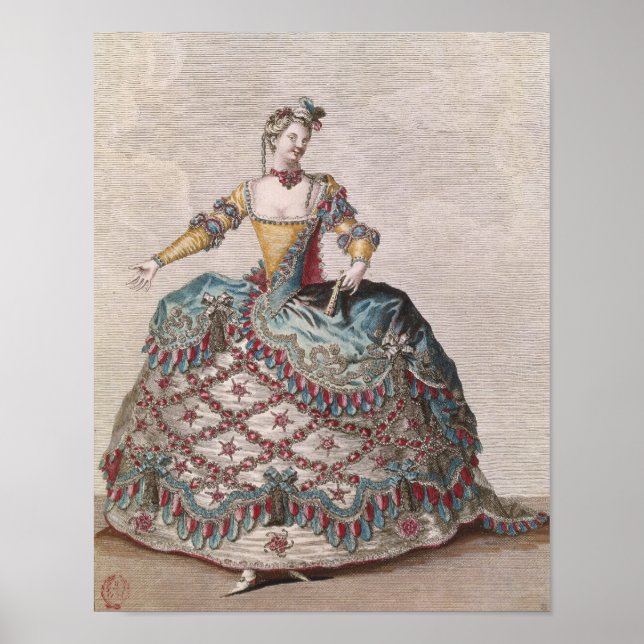 Costume for an Indian woman Poster (Front)