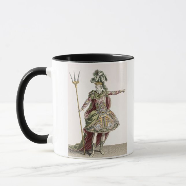 Costume for Neptune in several operas, engraved by Mug (Left)