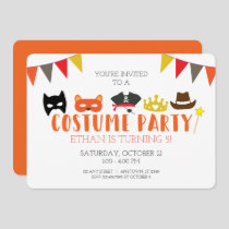 Costume Halloween Birthday Party Invitation