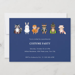 COSTUME HALLOWEEN PARTY INVITATION
