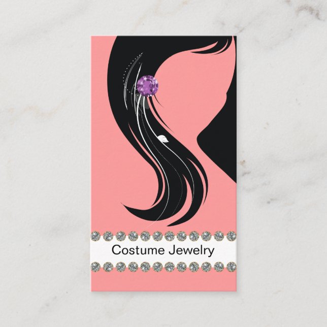 Costume Jewelry Business Cards (Front)