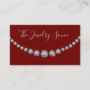Costume Jewelry Designer Business Card