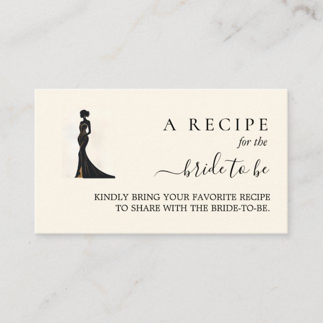 Costume Men Tuxedo Bold Black Tie Bridal Shower Enclosure Card (Front)