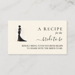 Costume Men Tuxedo Bold Black Tie Bridal Shower Enclosure Card