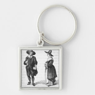 Costume of the Pilgrims Keychain