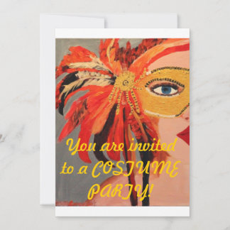 Costume party invitation