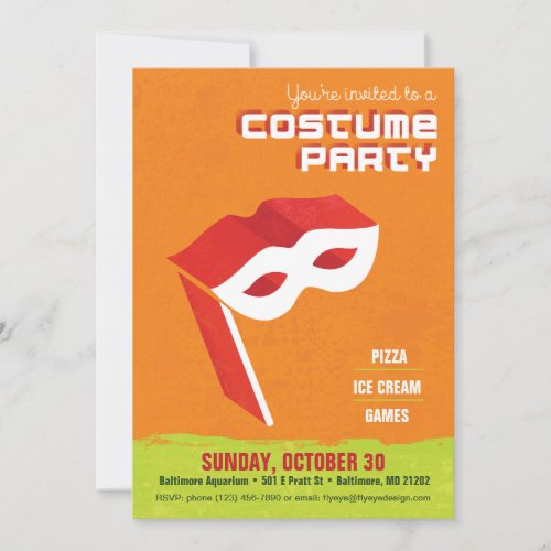 Costume Party Invitation