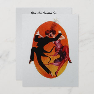 COSTUME PARTY MASQUERADE BALL INVITATION