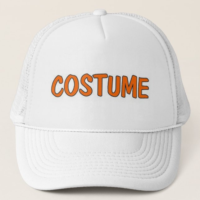 Costume Word Art Trucker Hat (Front)