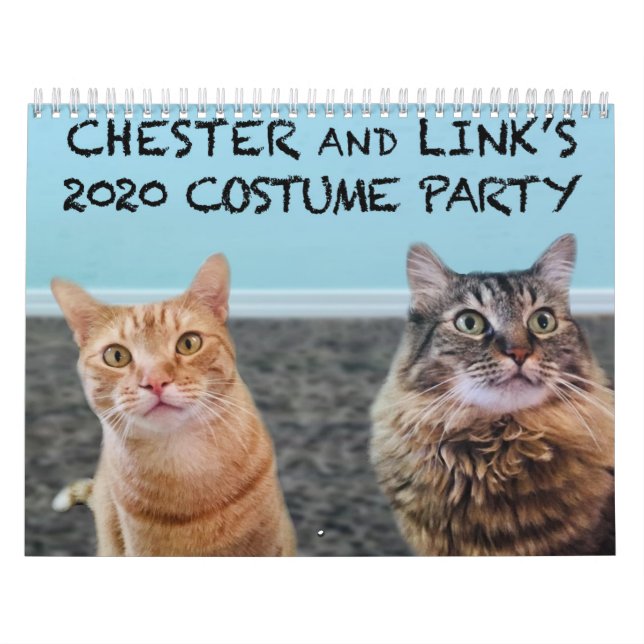 Costumed Cats Calendar 2020 (Cover)