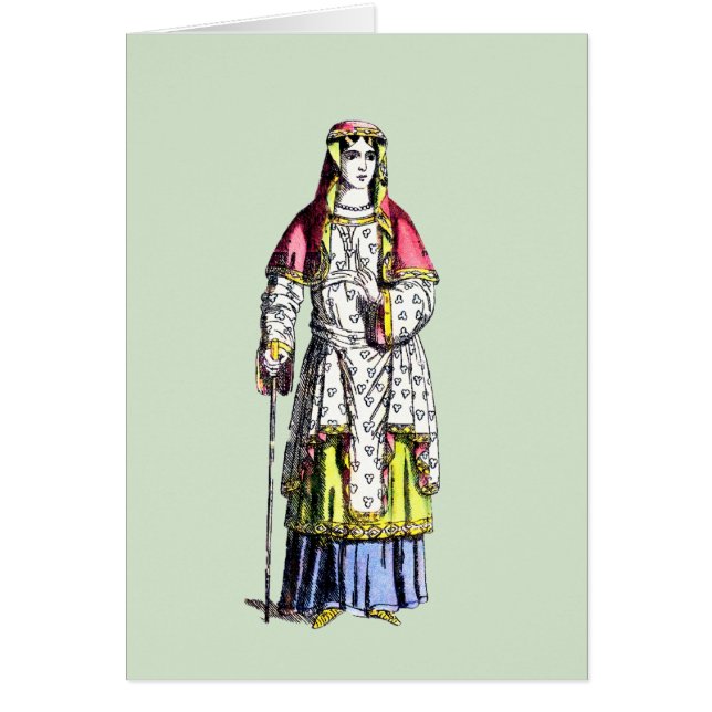  ~ COSTUMES ~ 950 AD ~  CARDS (Front)