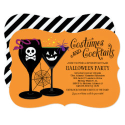 Costumes and Cocktails | Halloween Party Invitation