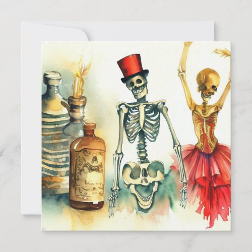 Costumes and Cocktails Party Invitation