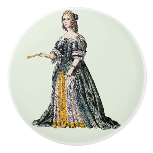  COSTUMES  Henrietta Duchess of Orleans  1669 Ceramic Knob