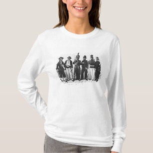 Costumes of French marines from 1680 to 1854 T-Shirt