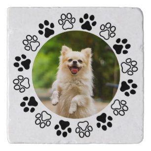 Costumizable dog portrait canine  trivet