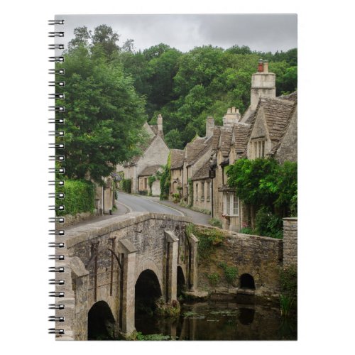 Costwolds town Castle Combe notebook