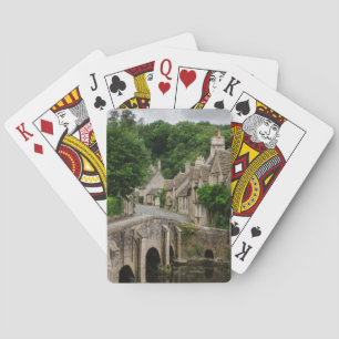Costwolds town Castle Combe playing cards deck