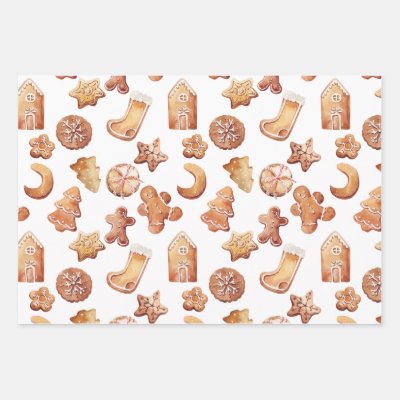 Cosy Christmas cookies Wrapping Paper 