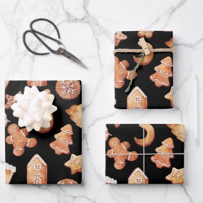 Cosy Christmas cookies Wrapping Paper 