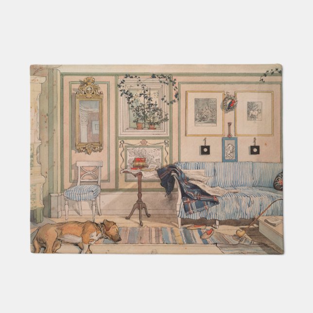 Cosy Corner (by Carl Larsson) Doormat (Front)