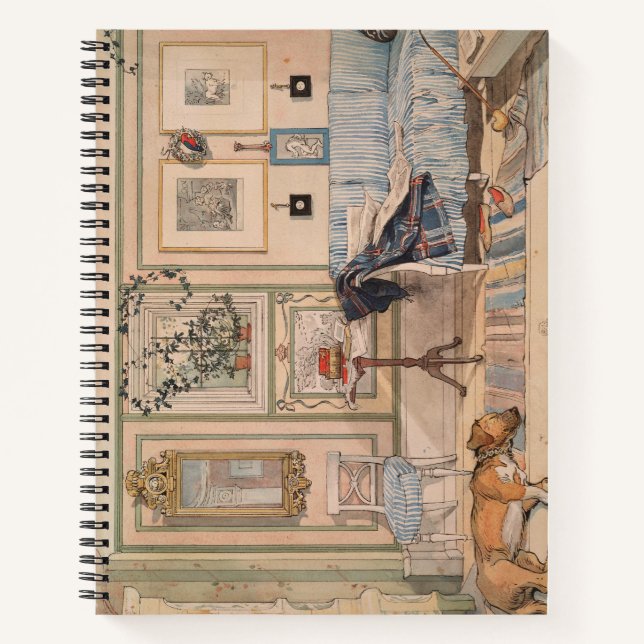 Cosy Corner (by Carl Larsson) Notebook (Front)