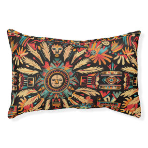 Cosy Cyan "Aztec Dream" Pet Rest Area Pet Bed
