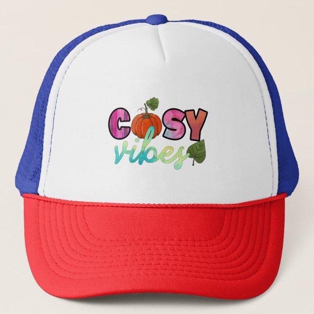 Cosy Vibes Trucker Hat (Front)
