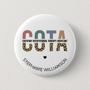 COTA Certified Occupational Therapy Assistant Button