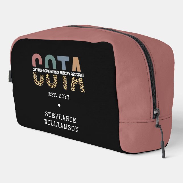 COTA Certified Occupational Therapy Assistant Dopp Kit (Right Corner)