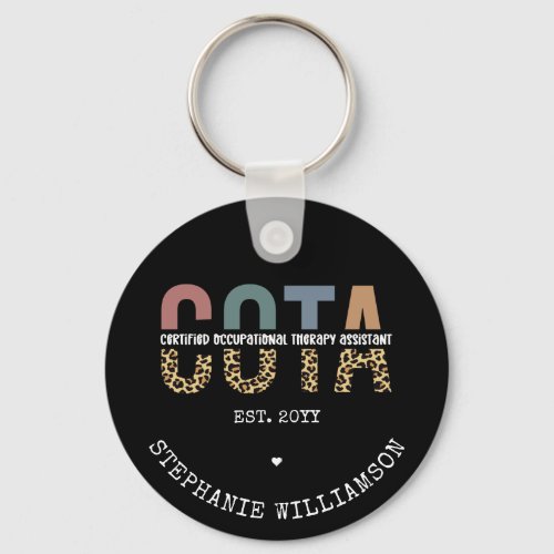 COTA Certified Occupational Therapy Assistant Keychain