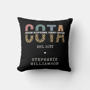 COTA Certified Occupational Therapy Assistant Throw Pillow