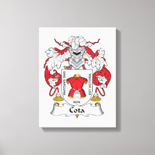 Cota Family Crest Canvas Print
